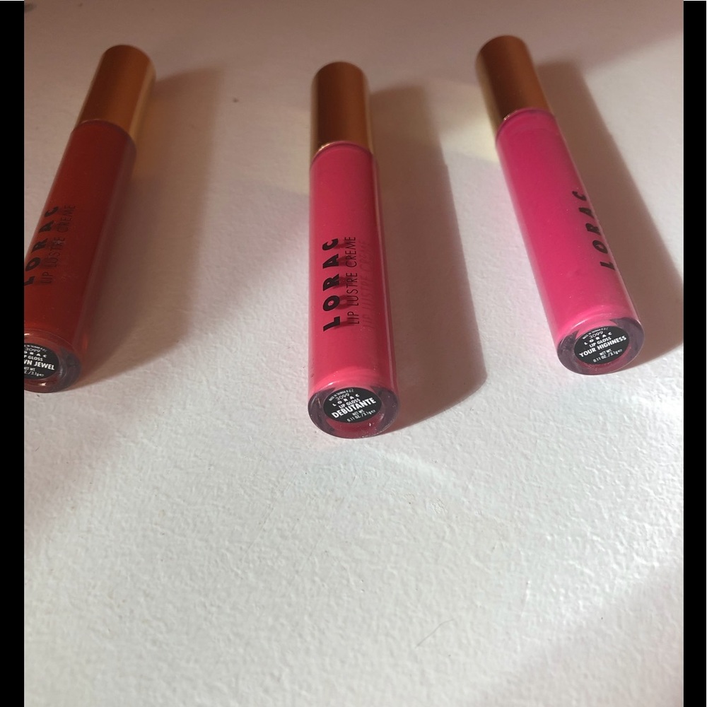 LORAC lustre creme lip gloss FULL SIZE $6 each